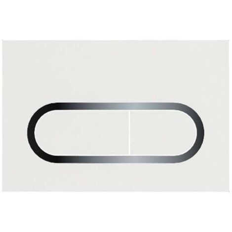 Ravak Chrome - WC-Betätigungsplatte Chrom/weiß X01455