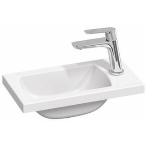 Ravak Classic II - Lave-main 40x22 cm, sans trop-plein, trou pour robinet, blanc XJX01140004