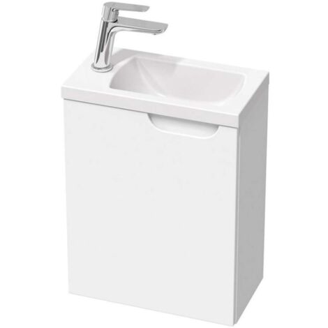 Ravak Classic II - Waschtischunterschrank 40x22x50 cm, mit 1 Tür, Scharniere links, weiß glänzend X000001484