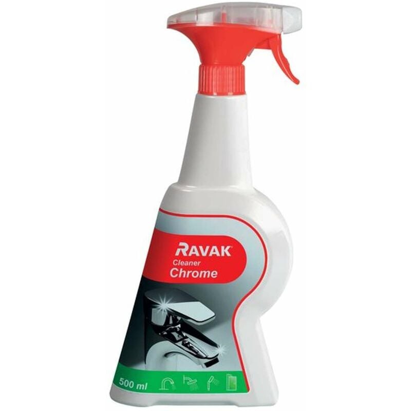 Ravak Accessoires - Nettoyant Cleaner Chrome pour robinetterie et surfaces chromés X01106