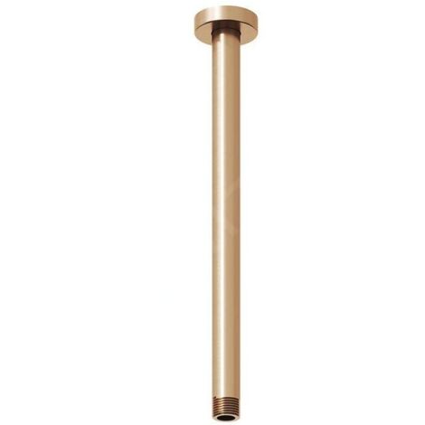 Ravak Douches - Bras de douche plafond, 30 cm, or rose brossé X07P713
