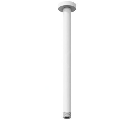 Ravak Douches - Bras de douche pour plafond, 30 cm, blanc mat X07P689