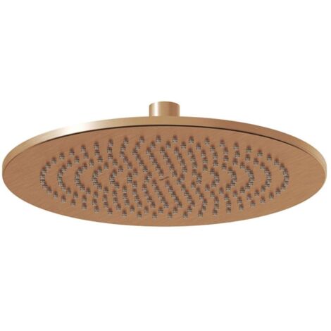 Ravak Duchas - Alcachofa de ducha, diámetro 25 cm, oro rosa cepillado X07P711