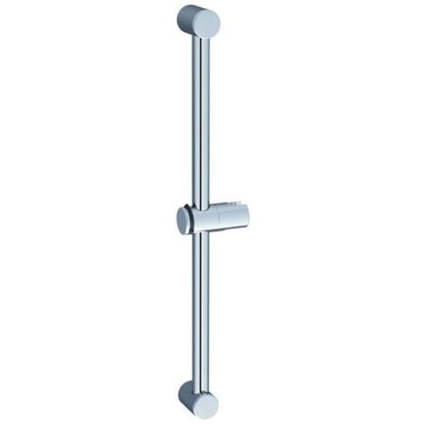 Ravak Duchas - Barra de ducha con soporte deslizante 972.00, 60 cm, cromo X07P012