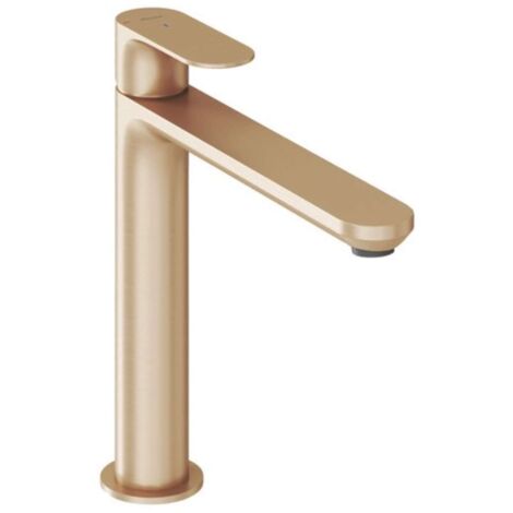 Ravak Eleganta - Grifo de lavabo, BeCool, oro rosa cepillado X070418