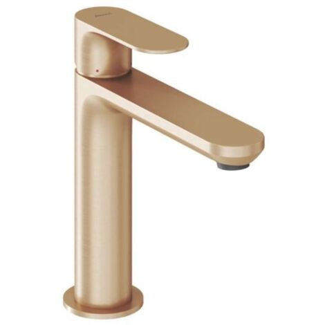 Ravak Eleganta - Grifo de lavabo, oro rosa cepillado X070364