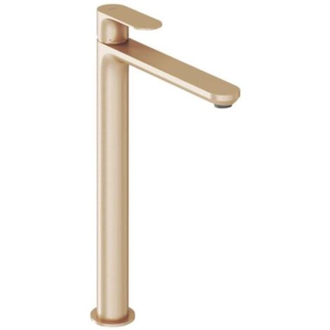 Ravak Eleganta - Grifo de lavabo, oro rosa cepillado X070365