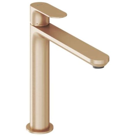 Ravak Eleganta - Grifo de lavabo, oro rosa cepillado X070388
