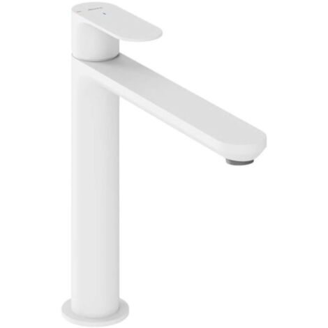 Ravak Eleganta - Grifo de lavabo,BeCool, blanco mate X070415