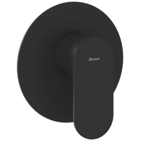 Ravak Eleganta - Grifo empotrado con cuerpo de montaje, negro mate X070299