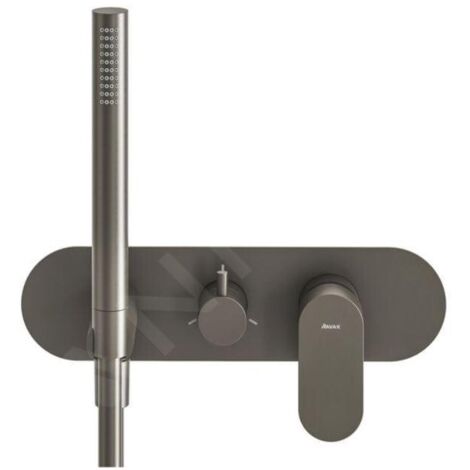 Ravak Eleganta - Mitigeur encastrer 3 sorties, graphite brossé X070333