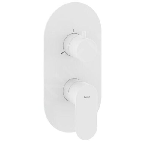 Ravak Eleganta - Robinet encastré 3 sorties, blanc mat X070260