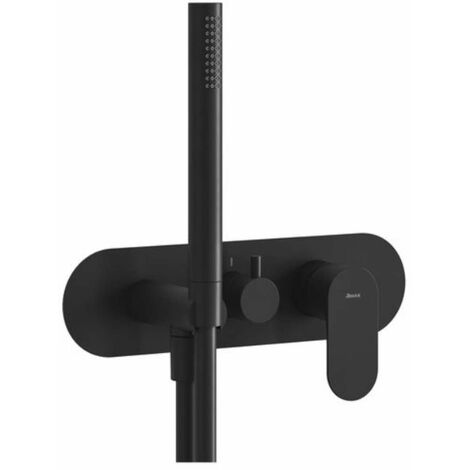 Ravak Eleganta - Unterputzarmatur für 3 Verbraucher, schwarz matt X070296