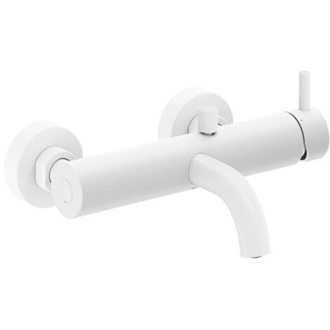 Ravak Espirit - Grifo de bañera, blanco mate X070242