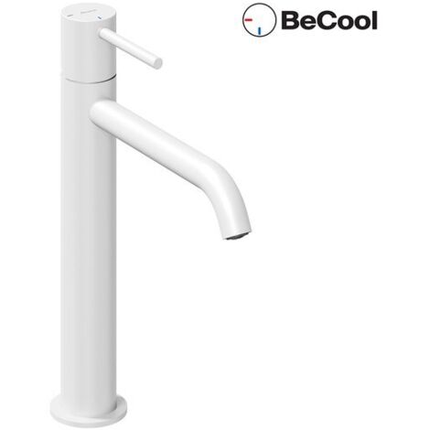 Ravak Espirit - Grifo de lavabo, BeCool, blanco mate X070400