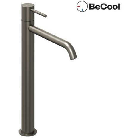 Ravak Espirit - Grifo de lavabo, BeCool, grafito cepillado X070407
