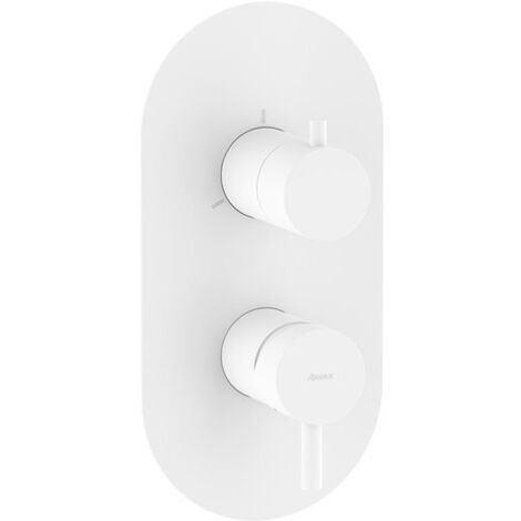 Ravak Espirit - Grifo empotrado, para 3 aparatos, blanco mate X070246