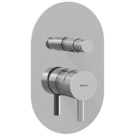 Ravak Espirit - Miscelatore ad incasso per 2 utenze, con corpo, cromo X070204