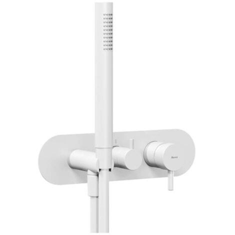 Ravak Espirit - Miscelatore da incasso, per 3 apparecchi, con accessori, bianco opaco X070245