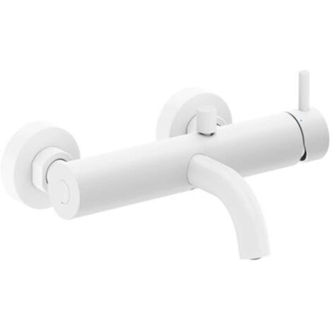 Ravak Espirit - Miscelatore per vasca da bagno, bianco opaco X070242