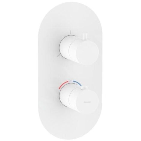 Ravak Espirit - Mitigeur thermostatique pour 3 appareils, encastré, blanc mat X070252