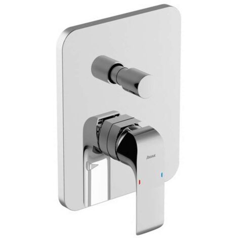 Ravak Flat - FL 065,00 miscelatore da incasso per 2 corpi miscelatori, cromo X070123