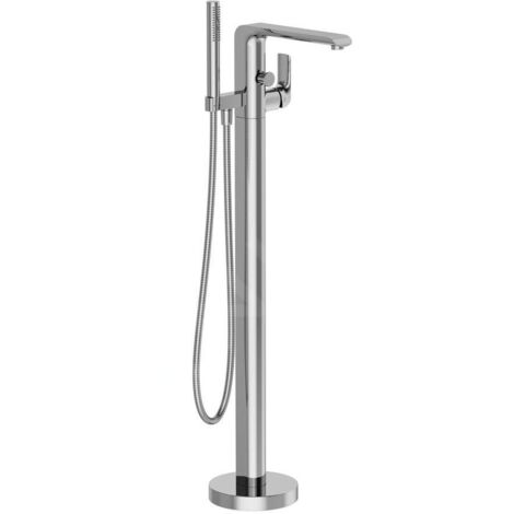 Ravak Flat - Mitigeur de baignoire pour montage au sol, chrome X070440