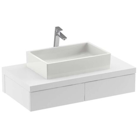 Ravak Formy - Armario bajo el lavabo 120x55x22 cm, blanco X000001031