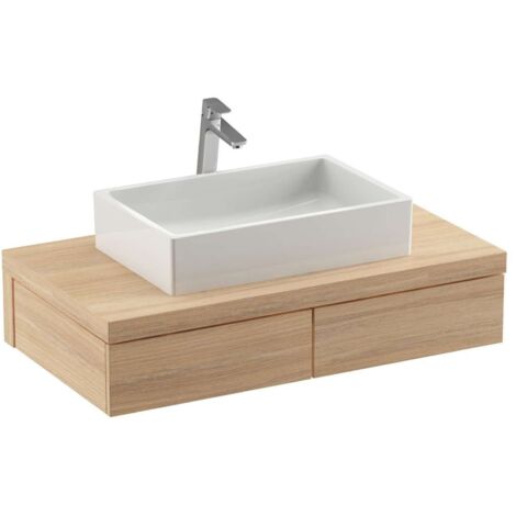 Ravak Formy - Unterschrank unter dem Waschbecken 100x55x22 cm, Eiche X000001033
