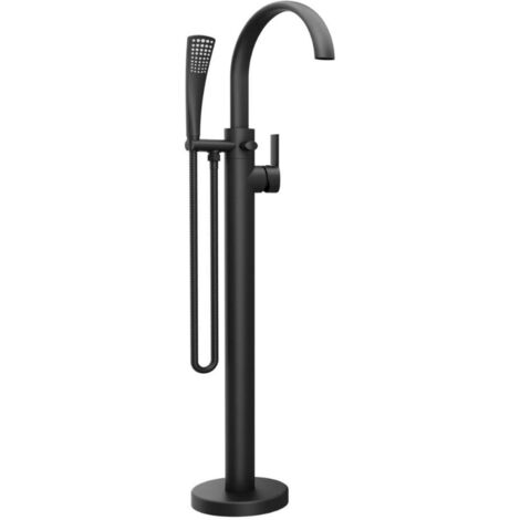Ravak Freedom - Grifo de suelo para bañera, negro X070435