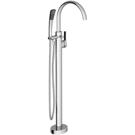 Ravak Freedom - Miscelatore a pavimento per vasca da bagno, cromo X070424