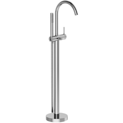 Ravak Freedom - Miscelatore a pavimento per vasca da bagno, cromo X070436