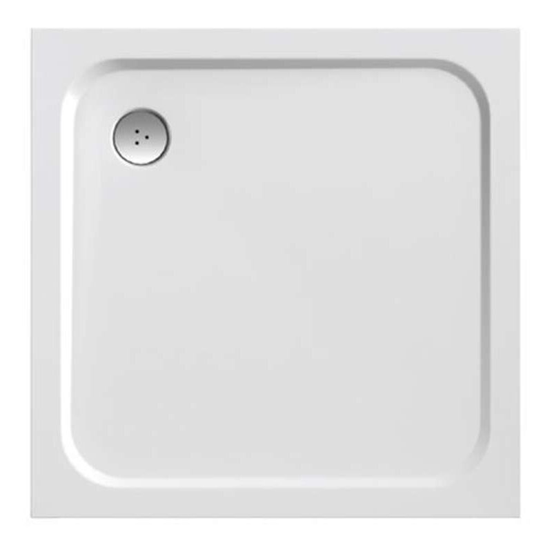 Ravak - Galaxy Pro Chrome - Duschtasse Perseus Pro-90 Chrome, 90x90 Cm, Weiß Xa047701010