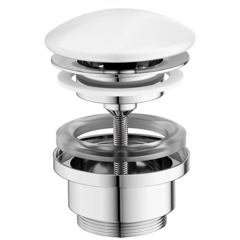 Ravak - Garnitures de vidage - Bonde non refermable, blanc X01695