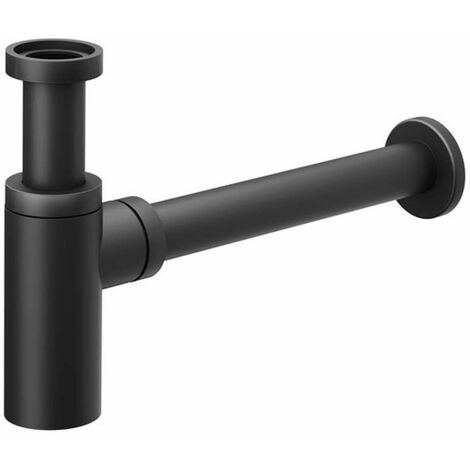 Ravak Garnitures de vidage - Siphon design, noir mat X01747