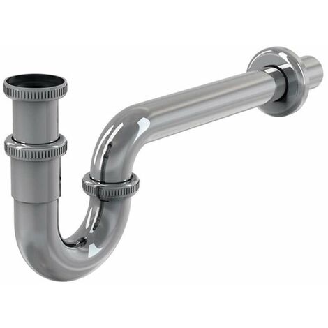 Ravak Garnitures de vidage - Siphon tube de lavabo, chrome X01436