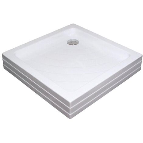 Ravak Kaskada - Receveur de douche Angela PU, 800x800 mm, AntiBac, blanc A004401120