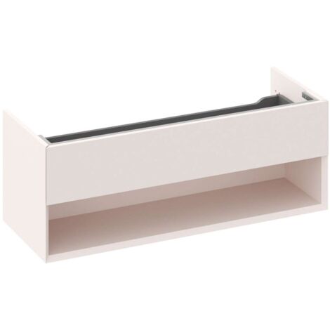 Ravak Lite - Mobile lavabo 120x45x43 cm, 1 cassetto, Alabaster Pink X000001872