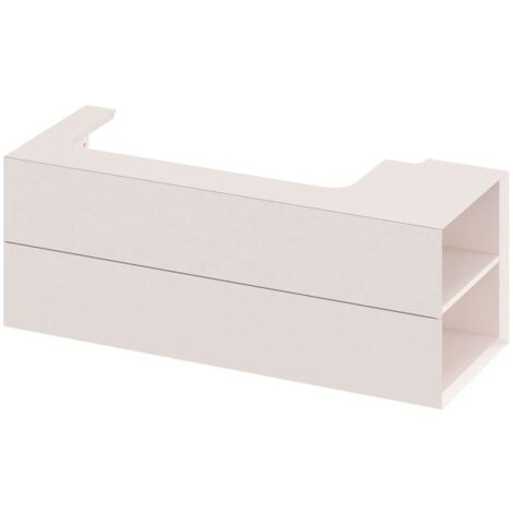 Ravak Lite - Mobile lavabo 120x45x43 cm, 2 cassetti, Alabaster Pink X000001896