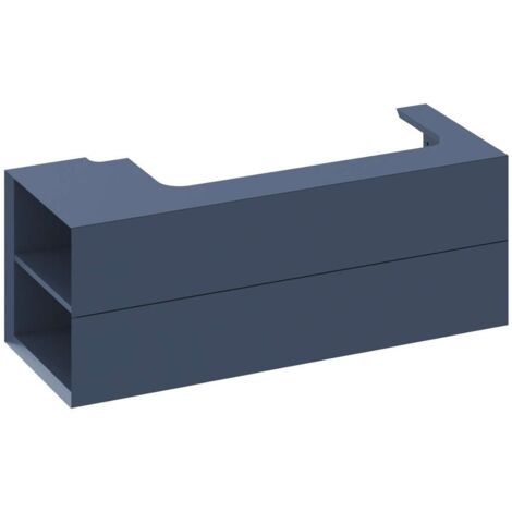 Ravak Lite - Mobile lavabo 120x45x43 cm, 2 cassetti, Deepsea Blue X000001881