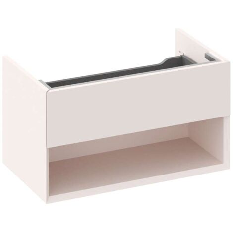Ravak Lite - Mobile lavabo 80x45x43 cm, 1 cassetto, Alabaster Pink X000001866