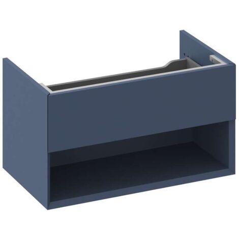 Ravak Lite - Mobile lavabo 80x45x43 cm, 1 cassetto, Deepsea Blue X000001863