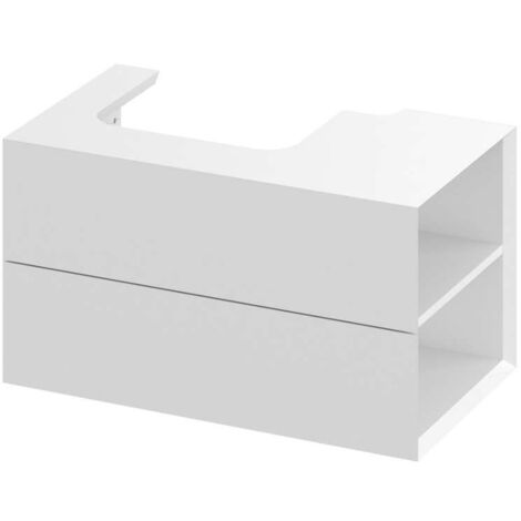 Ravak Lite - Mobile lavabo 80x45x43 cm, 2 cassetti, bianco lucido X000001885