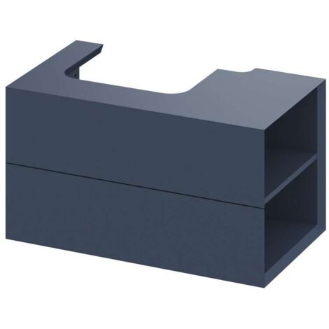 Ravak Lite - Mobile lavabo 80x45x43 cm, 2 cassetti, Deepsea Blue X000001887