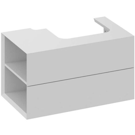 Ravak Lite - Mobile lavabo 80x45x43 cm, 2 cassetti, Smoke Grey X000001877