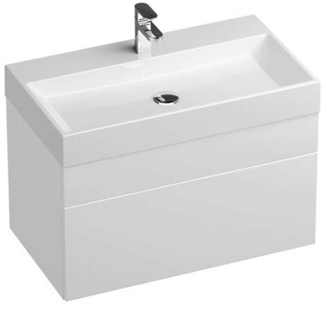 Ravak Natural - Mobile sotto il lavabo 80x45x45 cm, bianco X000001052