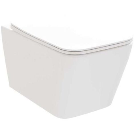 Ravak Natural - WC suspendu avec abattant SoftClose, RimOff, blanc X01984