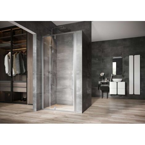 Ravak Nexty - Porta doccia a bilico 100 cm, vetro satinato/chiaro 03OA0U00Z1