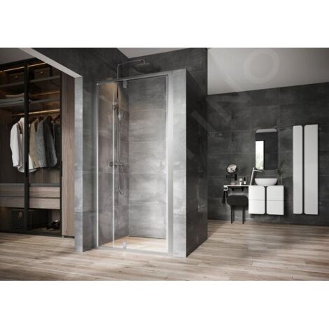 Ravak Nexty - Porte de douche pivotante 1100 mm, verre satiné/clair 03OD0U00Z1