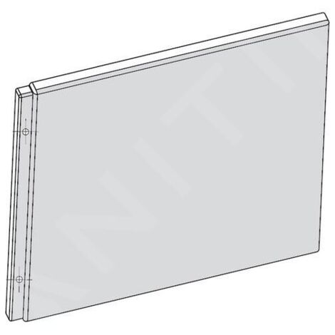 Ravak Panneaux de bain - Panneau latéral pour baignoire Chrome 75, blanc CZ74130A00